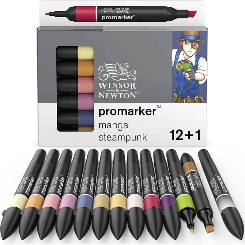Set 12 Promarker Steampunk Winsor & Newton