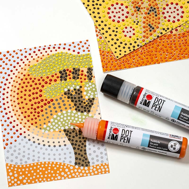 Set Dot Painting Nature Marabu