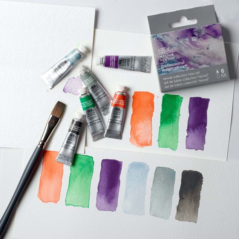 Set acuarela 6x5 ml Professional Revival Winsor&Newton