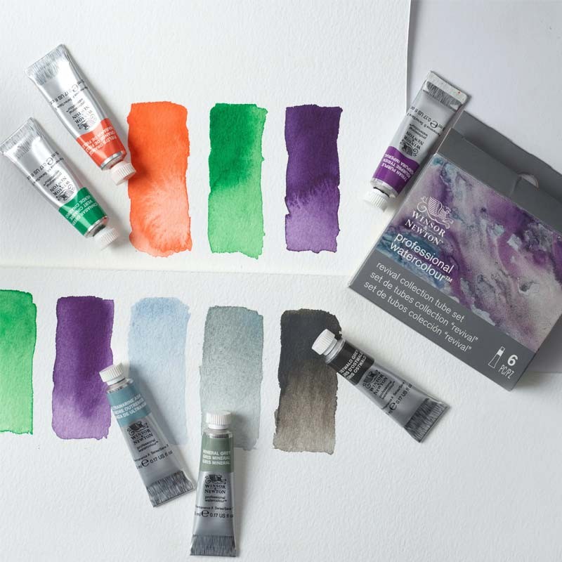 Set acuarela 6x5 ml Professional Revival Winsor&Newton