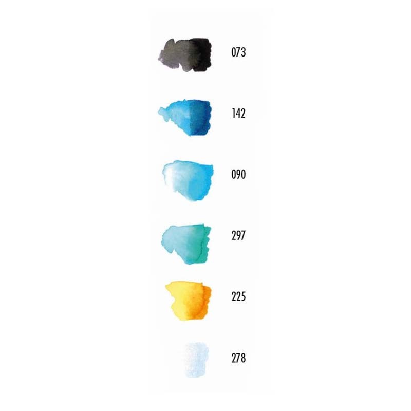 Set 6 markere Aqua Pen Metropolitan Graphix