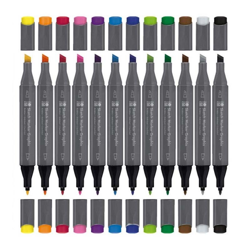 Set 12 markere Sketch Sugarholic Graphix