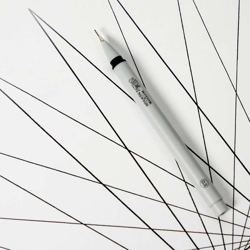 Set 3 fineliner Black Winsor&Newton