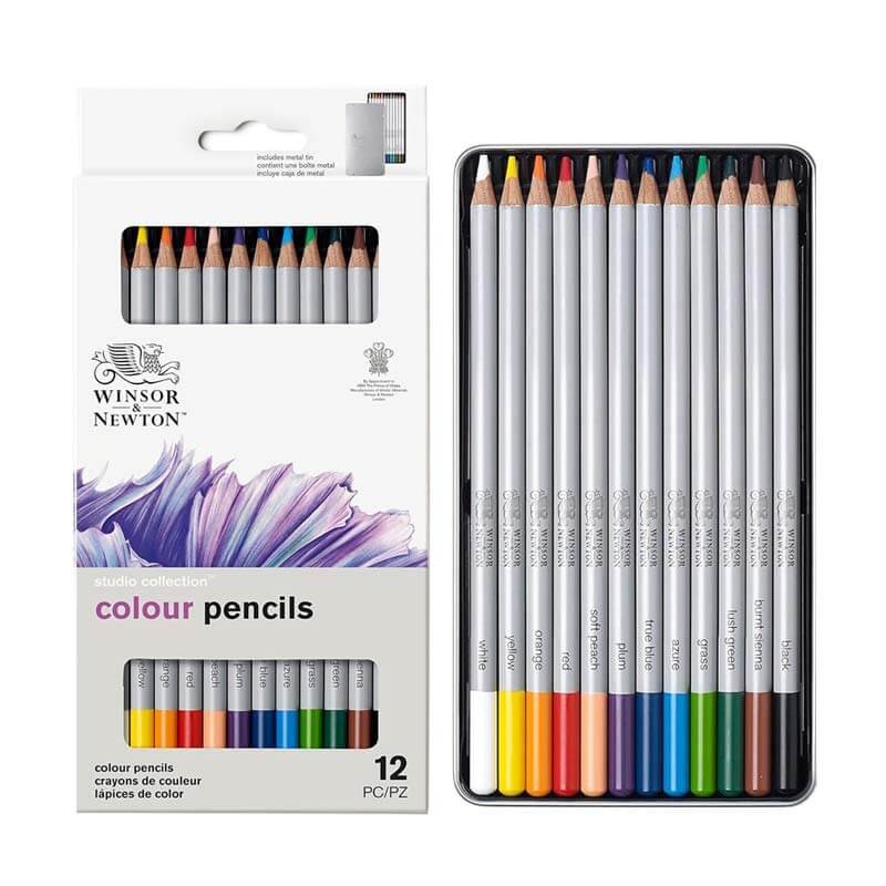 Set 12 creioane colorate Winsor&Newton