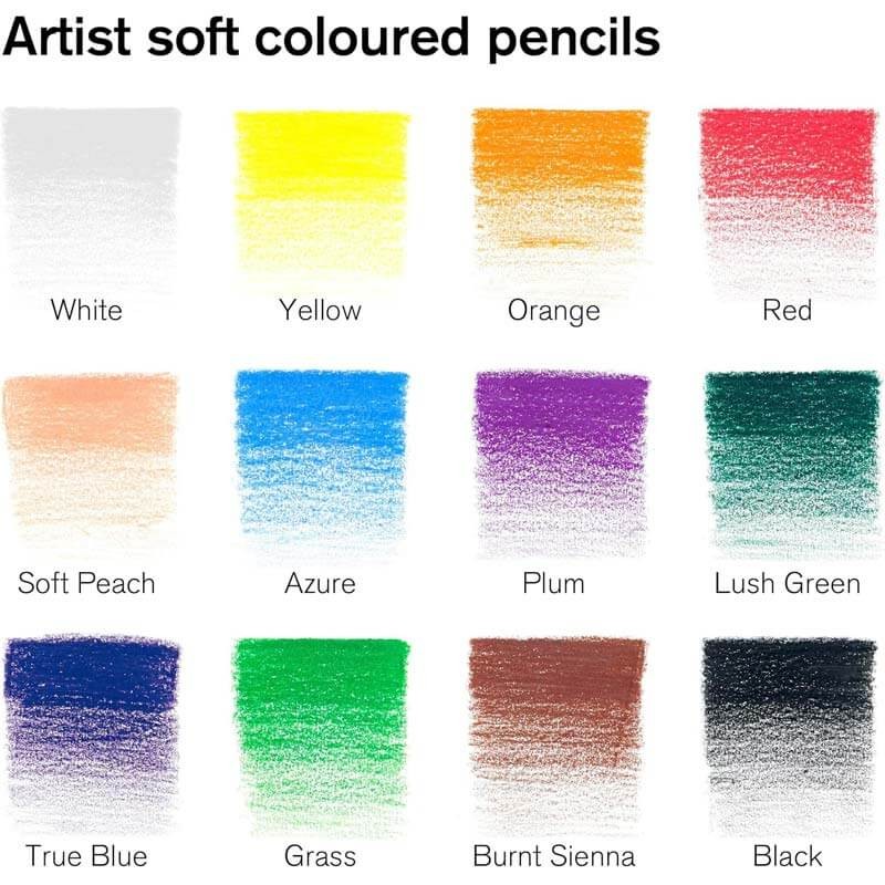 Set 12 creioane colorate Winsor&Newton