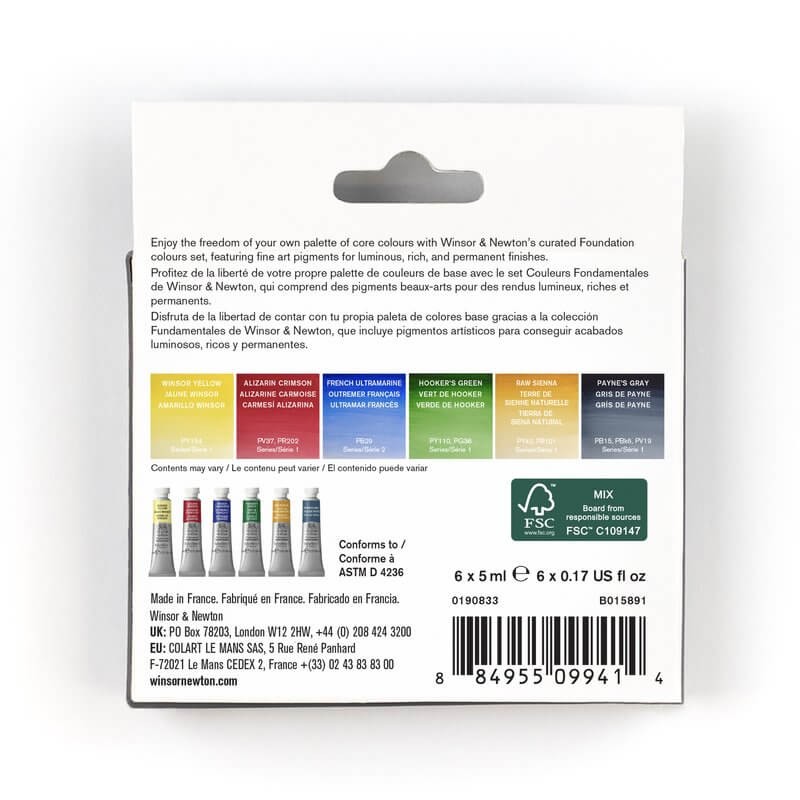 Set 6x5ml Professional Winsor&Newton