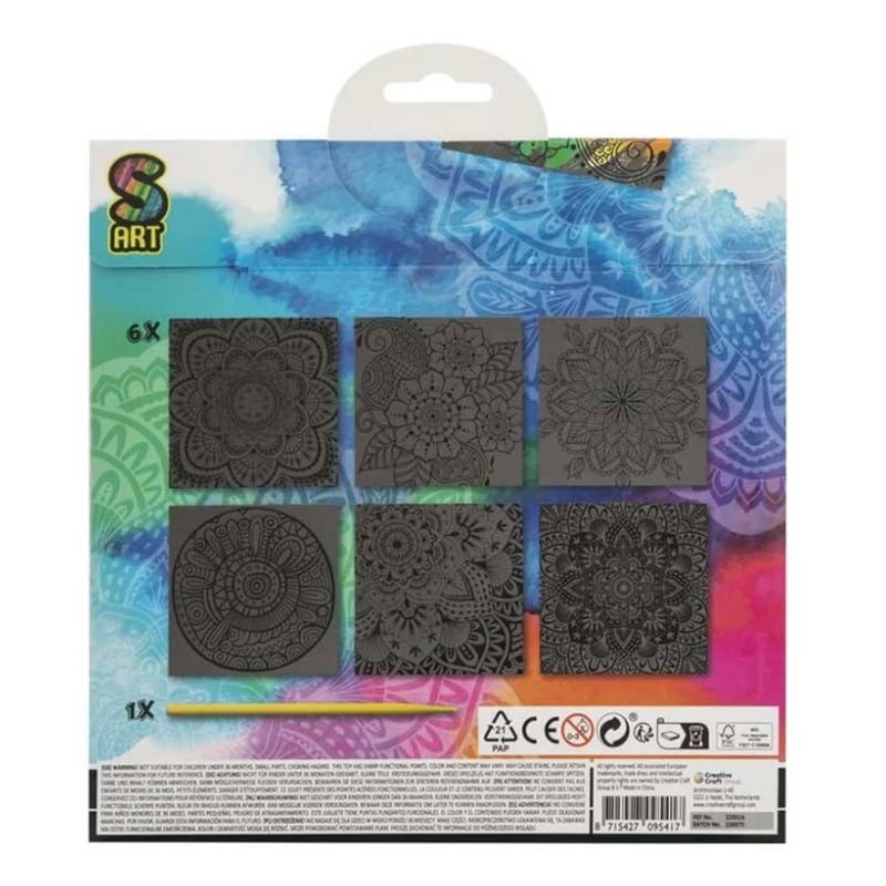Set Scratch Cards Mandala