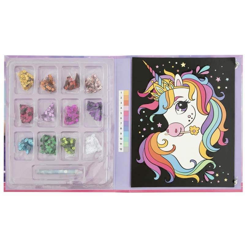 Set creativ Sequin Art Unicorn