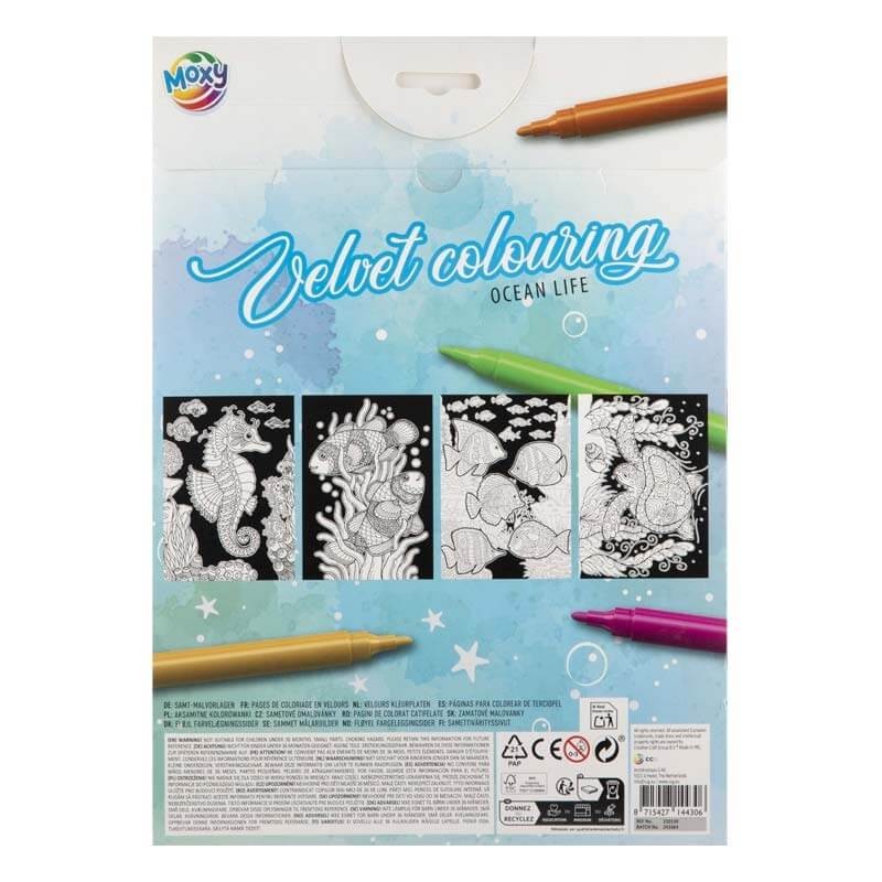 Set coli de colorat Velvet Ocean