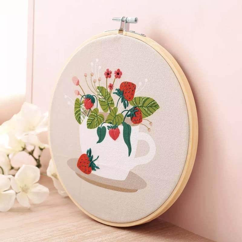 Kit broderie Stawberries