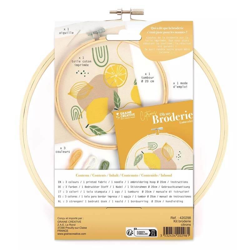 Kit broderie Lemons