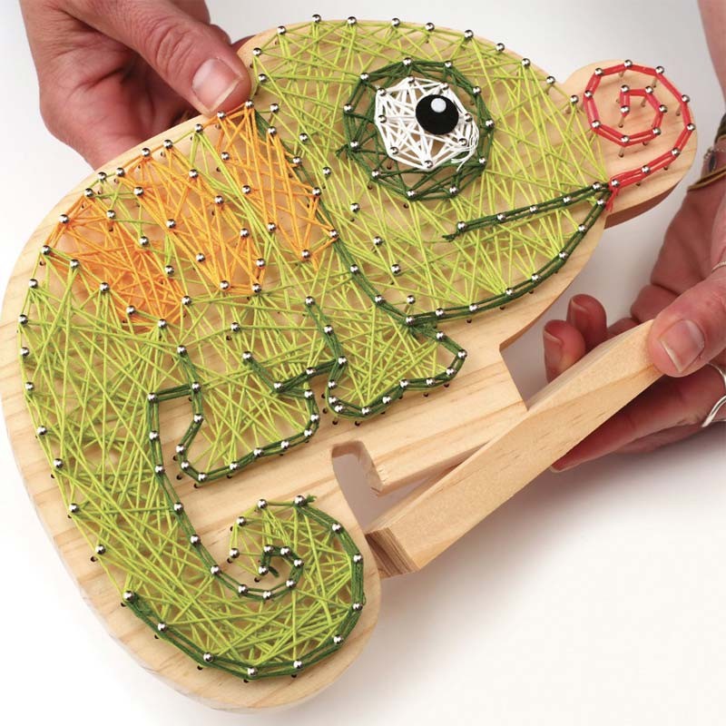 Set string art cameleon