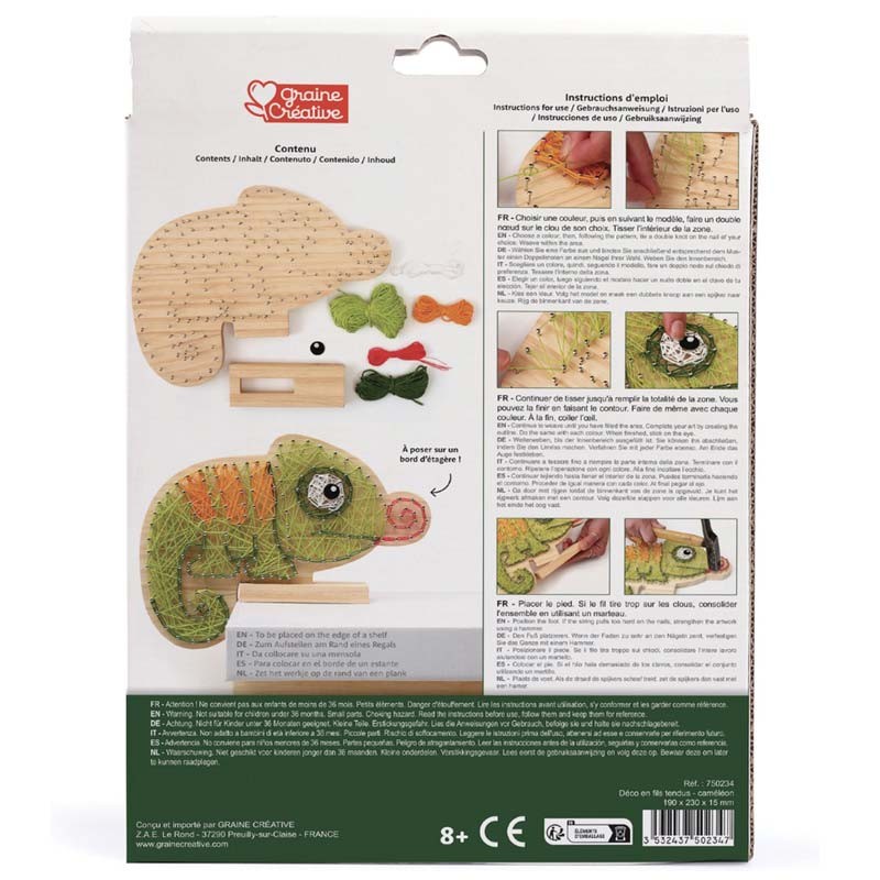 Set string art cameleon