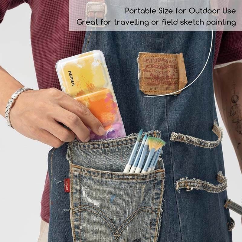 Paleta pictura acuarela 26 godete Meeden