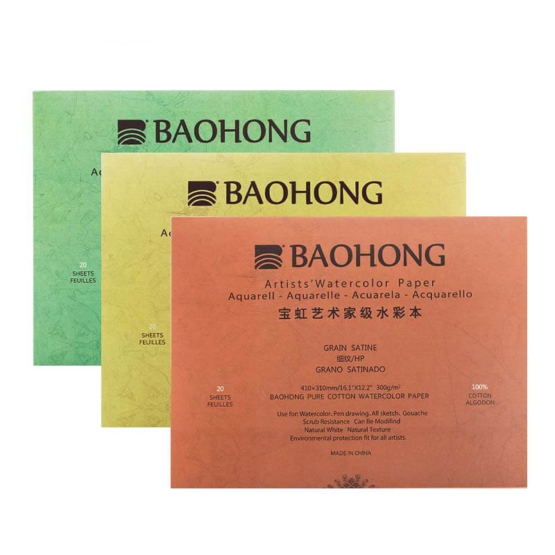 Bloc hartie acuarela Baohong