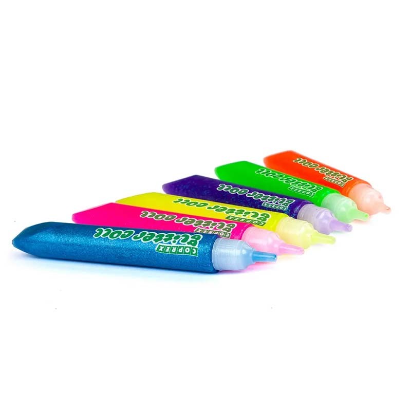 Set 6 gel glitter Lebez