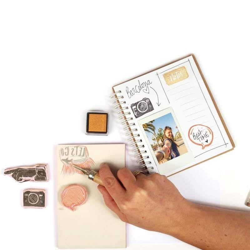 Kit linogravura Linocut Graine Creative