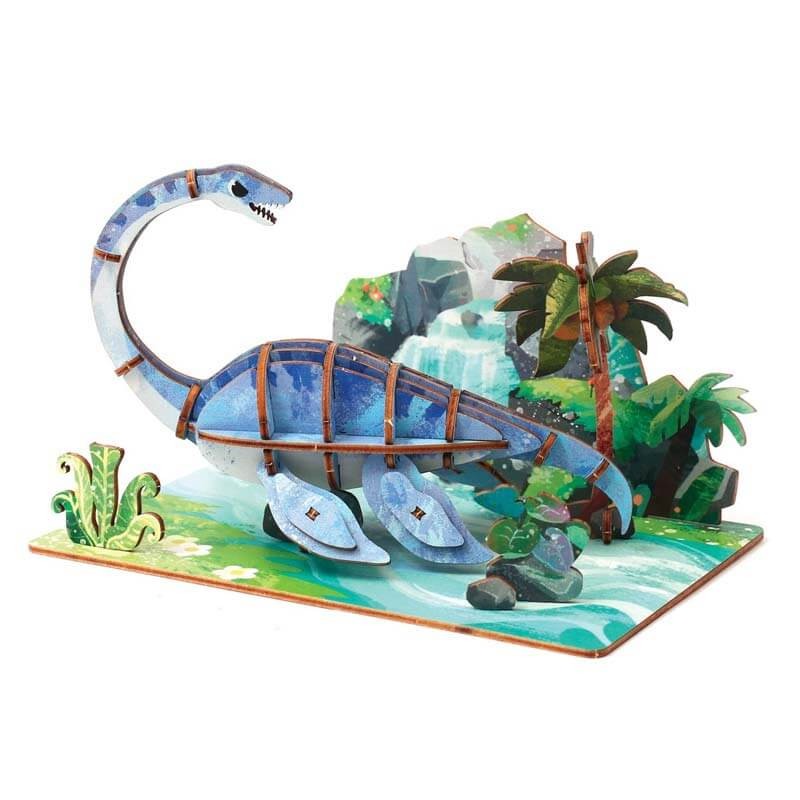Kit constructie 3D Plesiosaurus Graine Creative