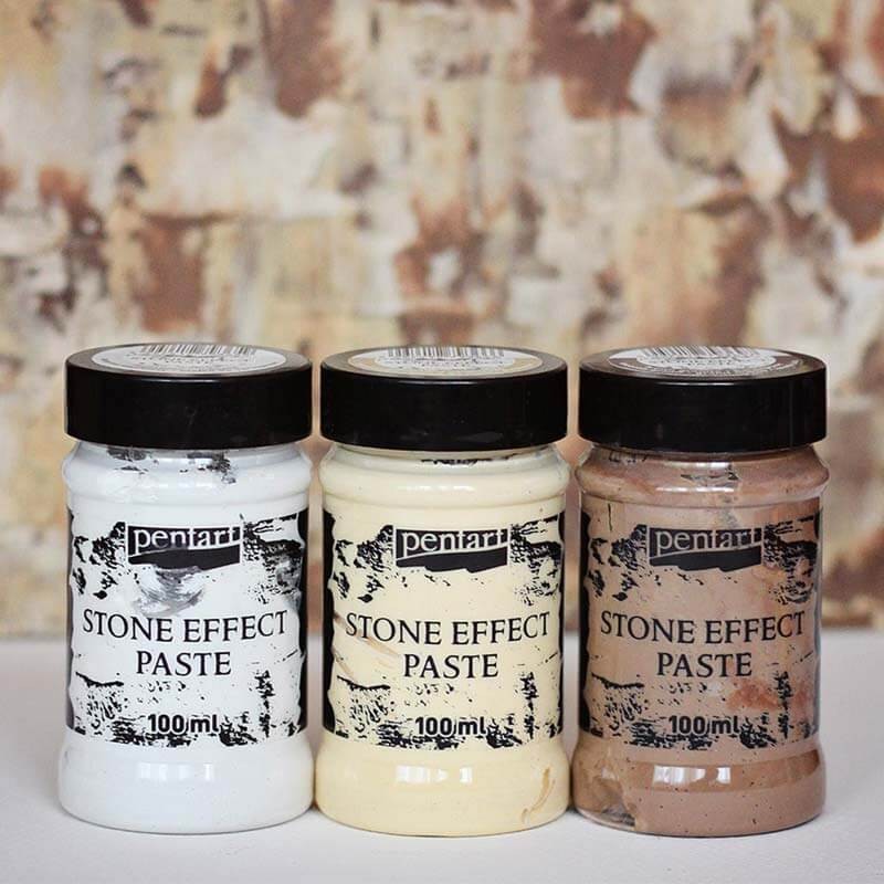Pasta efect piatra Pentart