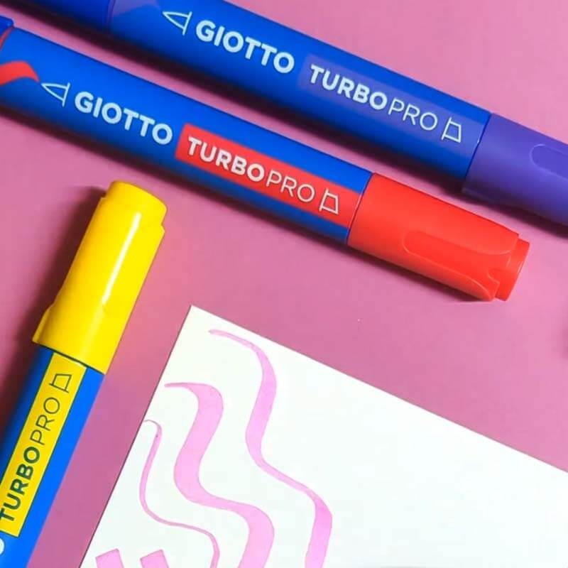 Set 15 markere acuarela Turbo Pro Giotto