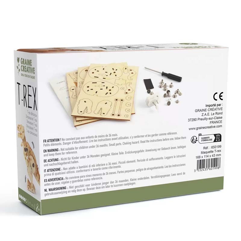 Kit macheta mecanica 3D T-rex Graine Creative
