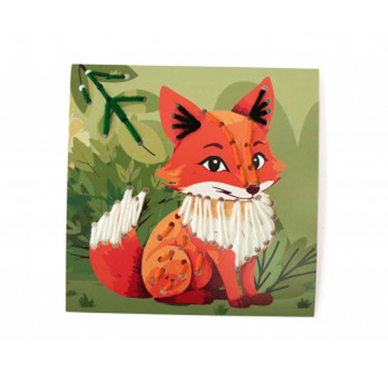 Kit broderie ilustratii animale Graine Creative