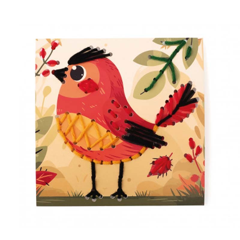 Kit broderie ilustratii animale Graine Creative