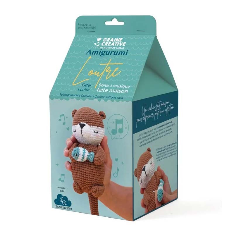 Kit amigurumi vidra Graine Creative