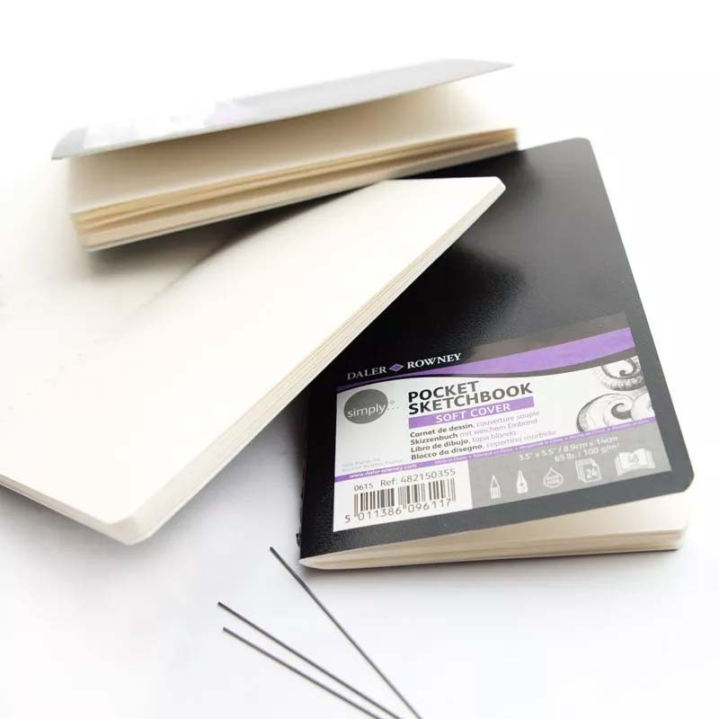 Carnet schita coperta moale Simply Daler Rowney