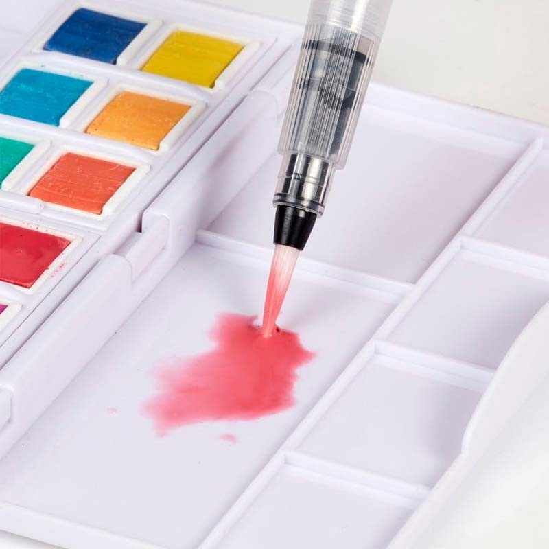 Set 12 Inktense Paint Pan Pastel Derwent