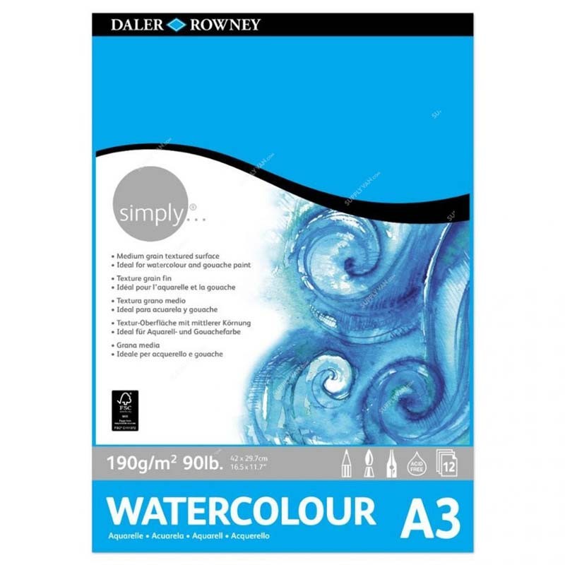 Bloc acuarela Simply Daler Rowney