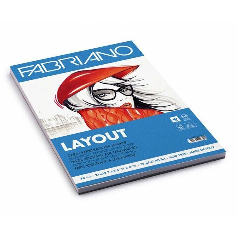 Bloc desen marker Layout Fabriano