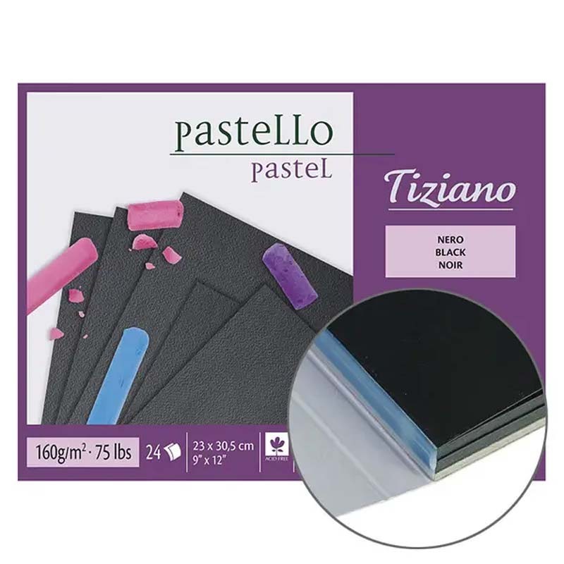 Bloc hartie Tiziano Nero Fabriano