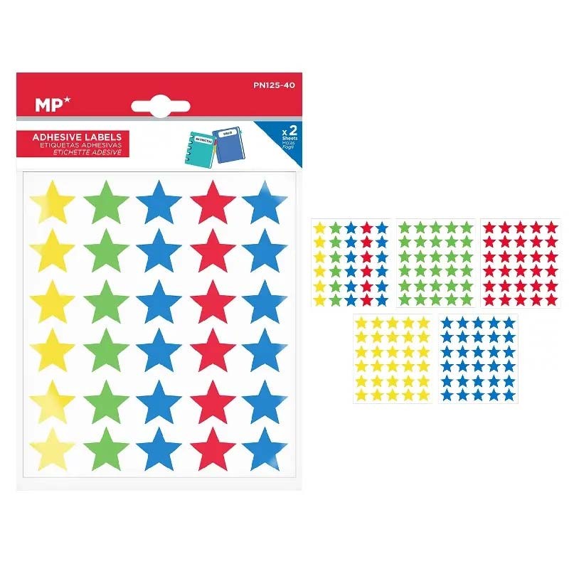 Set etichete adezive scolare 40 Main Paper