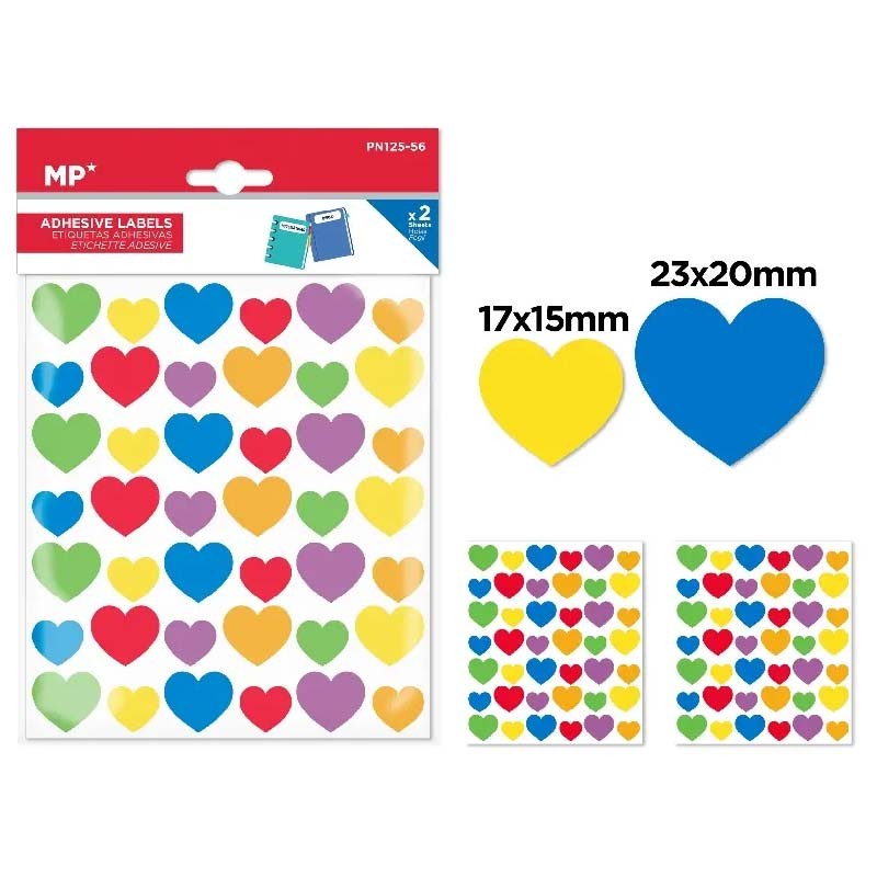Set etichete adezive scolare 56 Main Paper