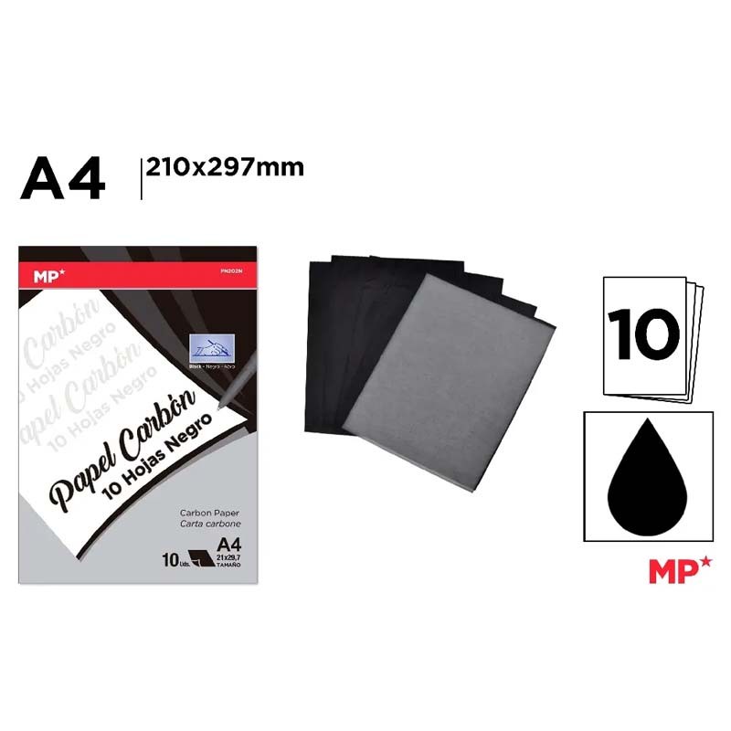 Set 10 foi carbon Grain Paper