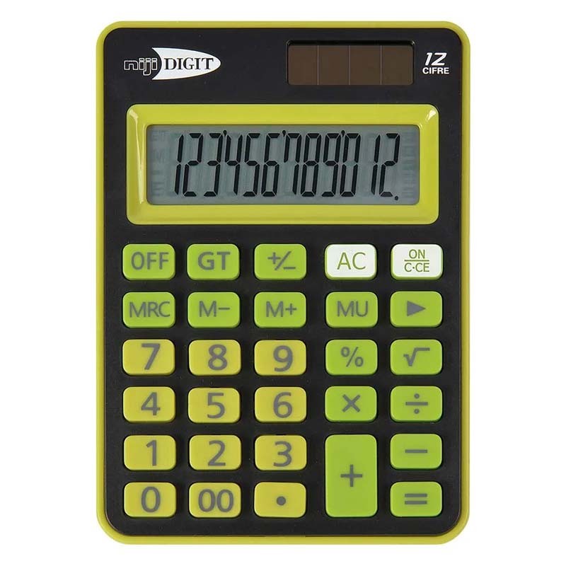 Calculator birou 12 digits 8.5cm Niji Digit