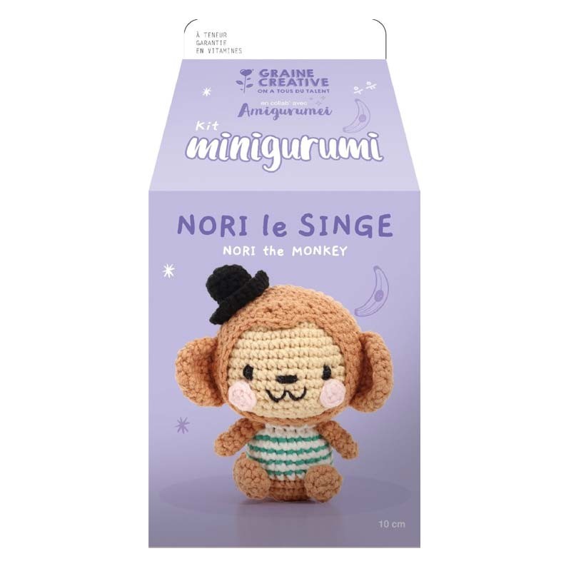 Kit minigurumi Monkey Graine Creative