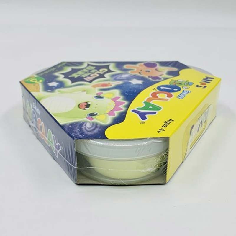 Set 3 plastilina fosforescenta glow in the dark Amos