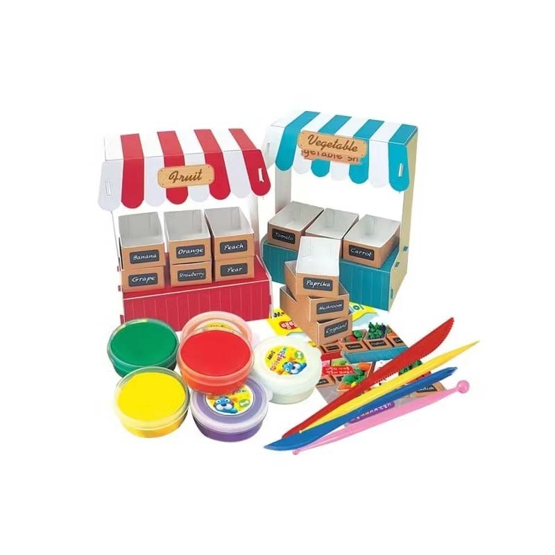 Set 6 plastilina si accesorii P2475 Amos