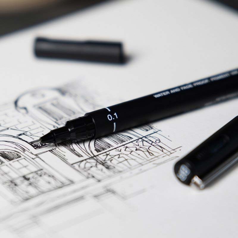 Set 8 linere Sketching Starter Case Uni Pin