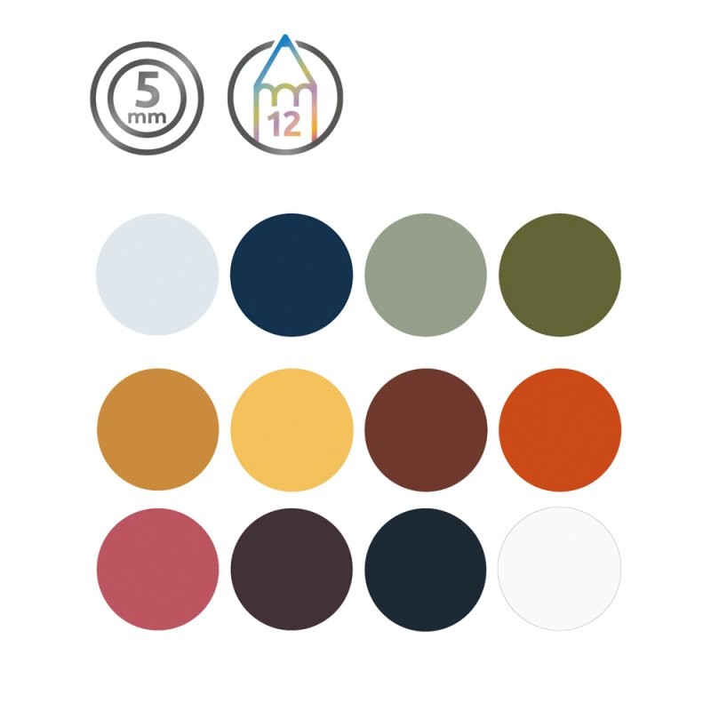 Set 12 creioane colorate Drawing Derwent