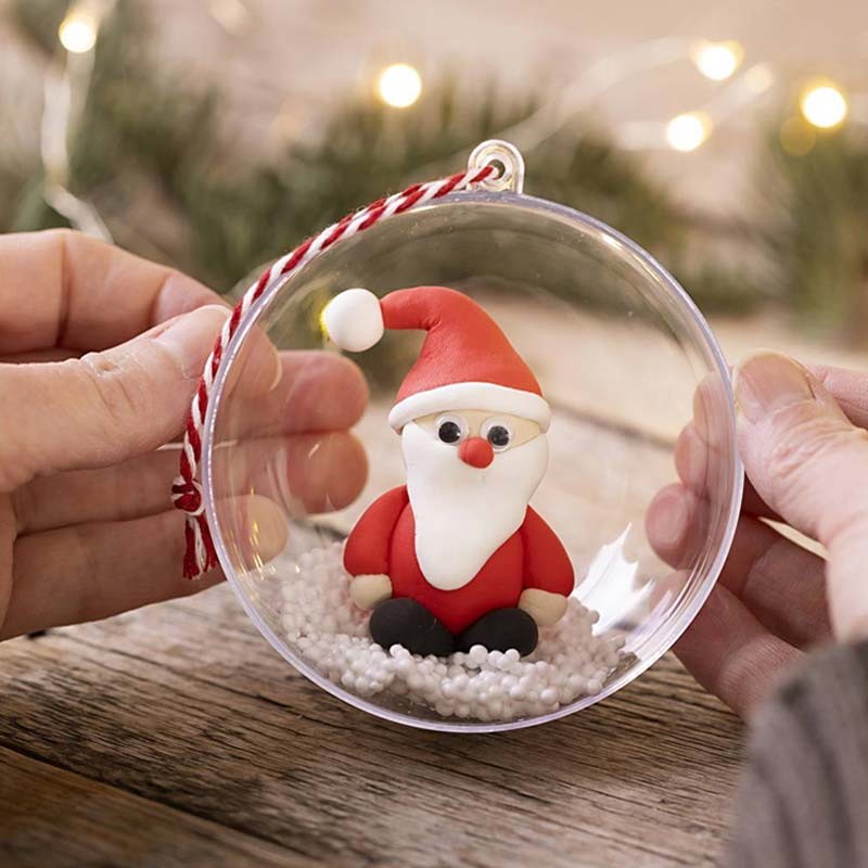 Set modelaj globuri Santa