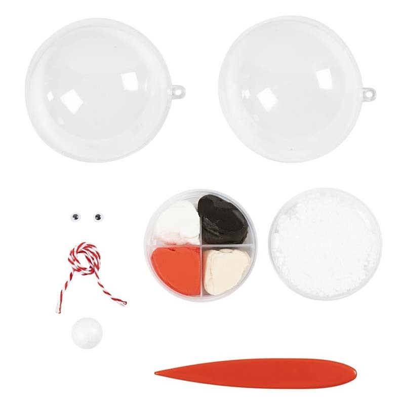 Set modelaj globuri Santa