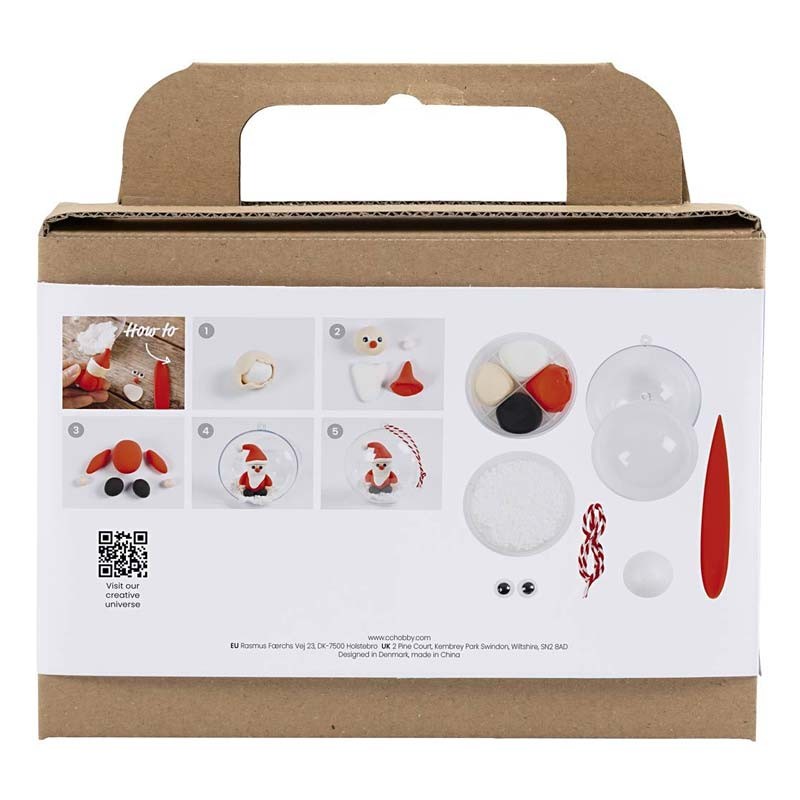 Set modelaj globuri Santa