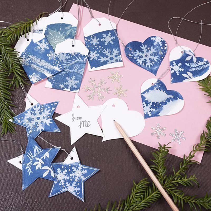 Set creativ echichete Cyanotype
