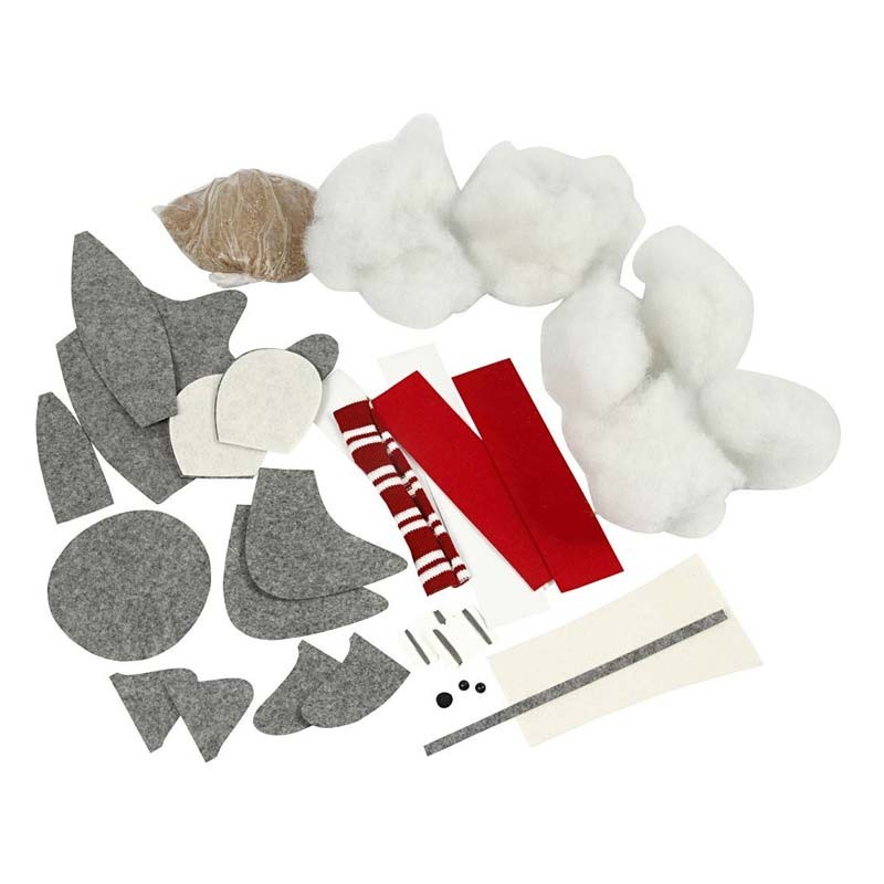 Set creativ figurina soricel Craciun