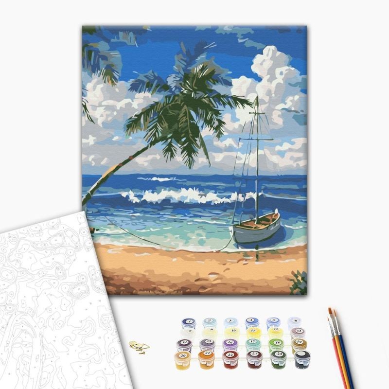 Pictura pe numere Paradise Island Atelier