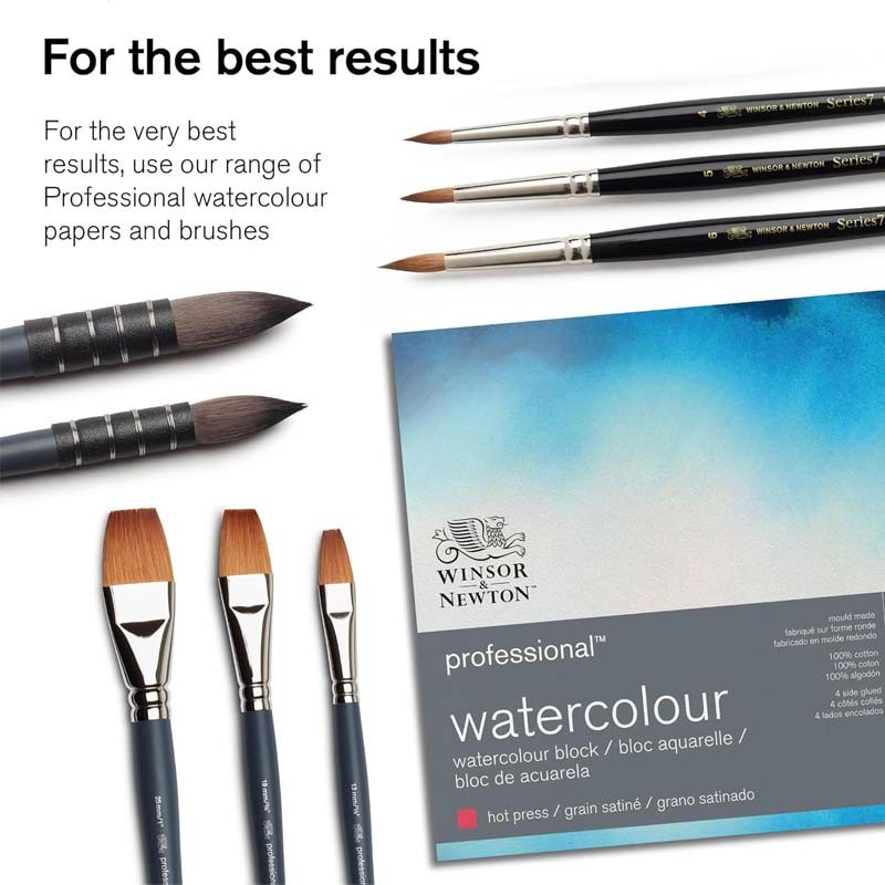 Set 24 godete acuarela Professional Winsor & Newton