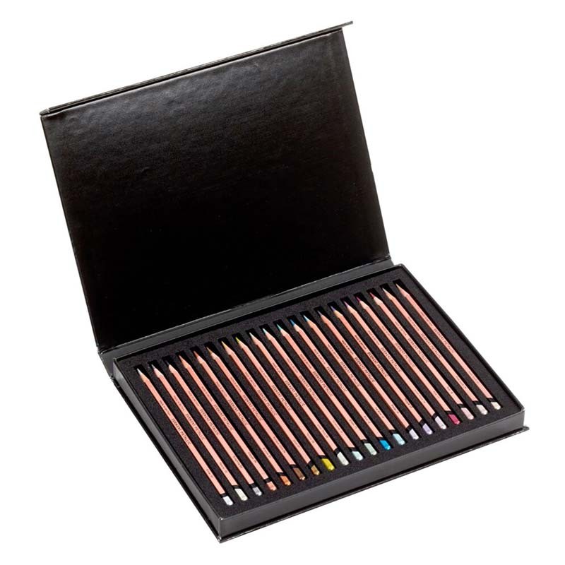 Set editie limitata 20 creioane colorate Metallic Derwent
